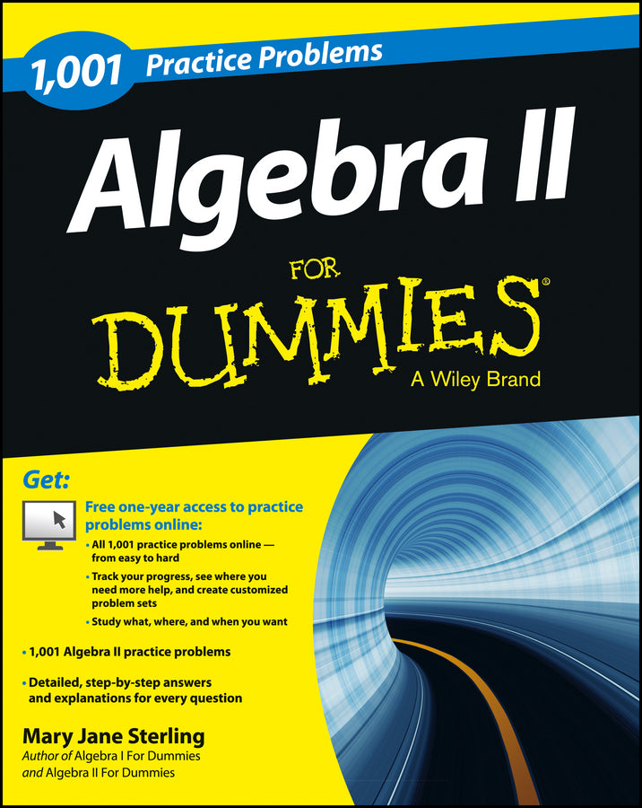 Algebra II: 1,001 Practice Problems For Dummies (+ Free Online Practice) | Zookal Textbooks | Zookal Textbooks
