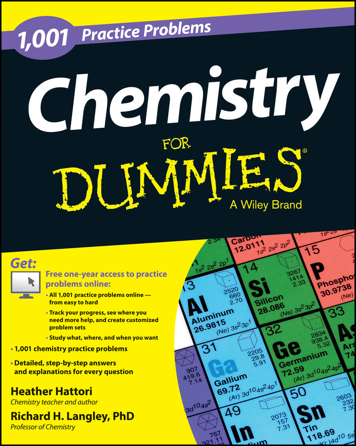 Chemistry: 1,001 Practice Problems For Dummies (+ Free Online Practice) | Zookal Textbooks | Zookal Textbooks