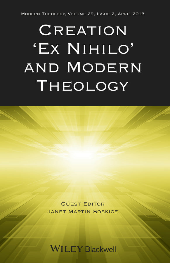 Creation "Ex Nihilo" and Modern Theology | Zookal Textbooks | Zookal Textbooks