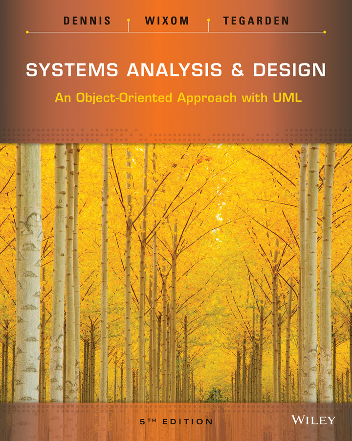 Systems Analysis and Design | Zookal Textbooks | Zookal Textbooks