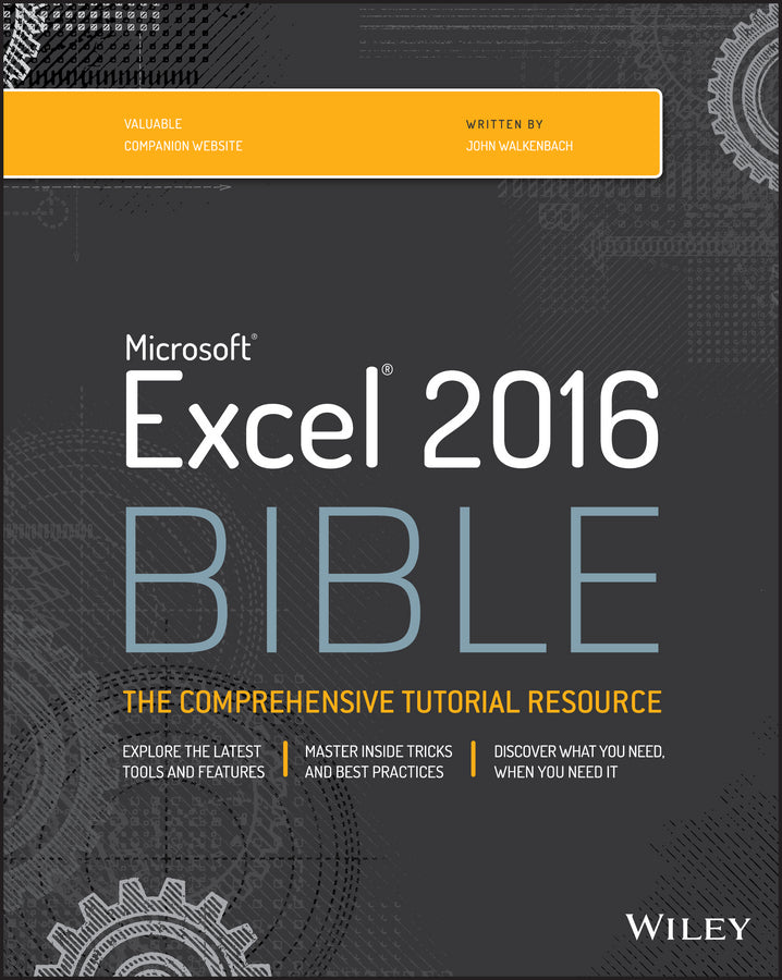 Excel 2016 Bible | Zookal Textbooks | Zookal Textbooks