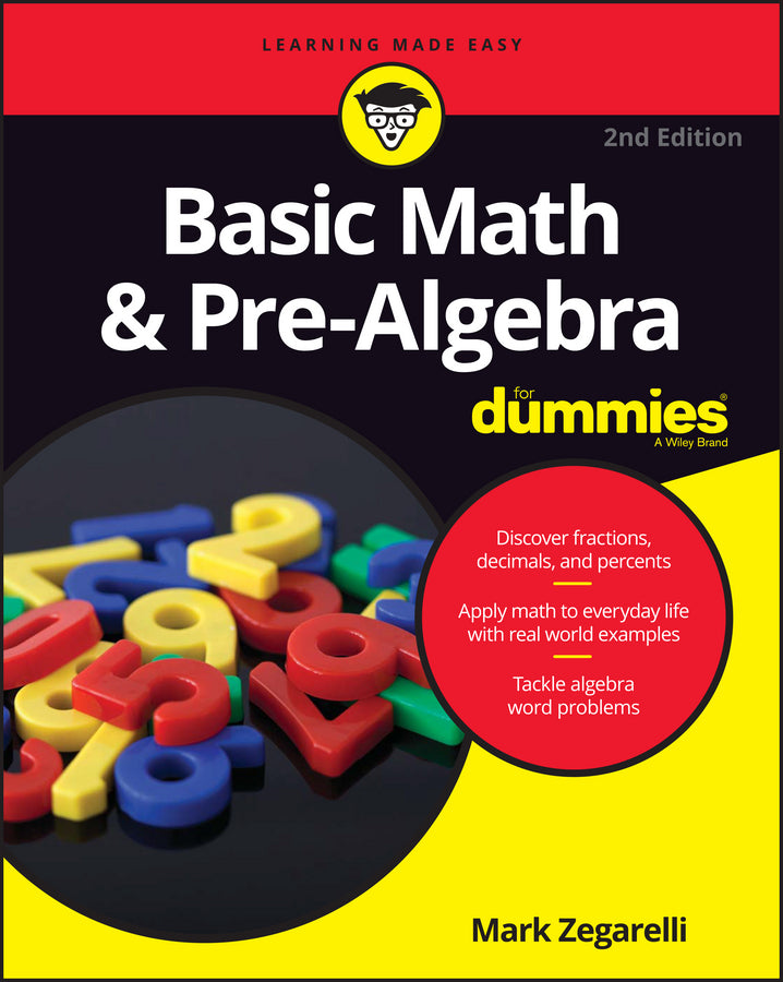 Basic Math & Pre-Algebra For Dummies | Zookal Textbooks | Zookal Textbooks