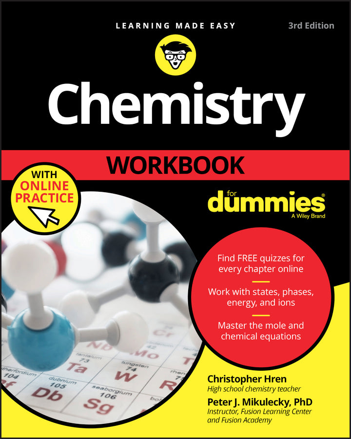 Chemistry Workbook For Dummies with Online Practice | Zookal Textbooks | Zookal Textbooks