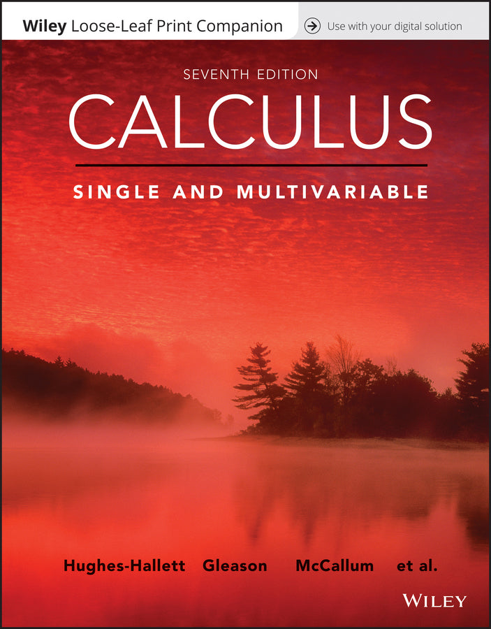 Calculus: Single and Multivariable | Zookal Textbooks | Zookal Textbooks