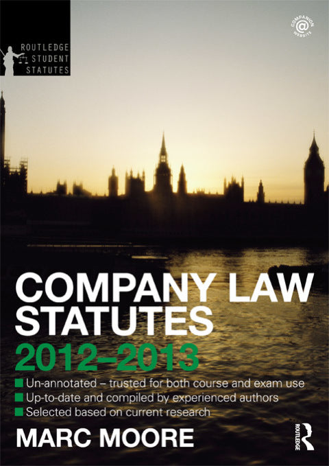 Company Law Statutes 2012-2013 | Zookal Textbooks | Zookal Textbooks