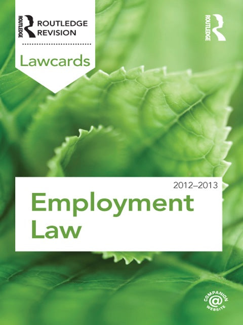 Employment Lawcards 2012-2013 | Zookal Textbooks | Zookal Textbooks