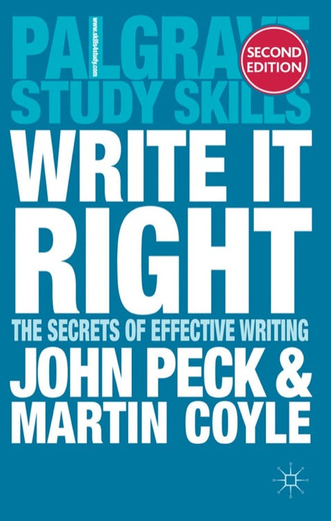 Write it Right | Zookal Textbooks | Zookal Textbooks