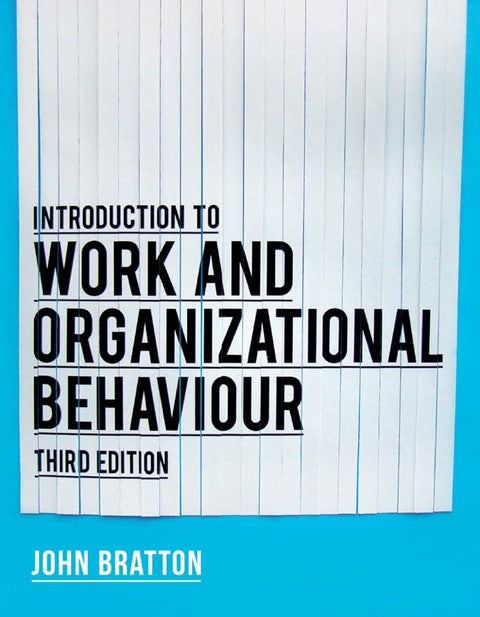 Introduction to Work and Organizational Behaviour | Zookal Textbooks | Zookal Textbooks