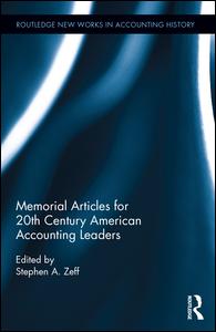 Memorial Articles for 20th Century American Accounting Leaders | Zookal Textbooks | Zookal Textbooks