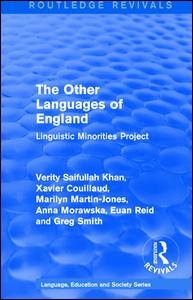 Routledge Revivals: The Other Languages of England (1985) | Zookal Textbooks | Zookal Textbooks