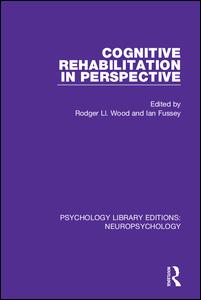 Cognitive Rehabilitation in Perspective | Zookal Textbooks | Zookal Textbooks