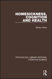 Homesickness, Cognition and Health | Zookal Textbooks | Zookal Textbooks
