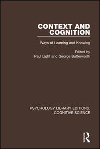 Context and Cognition | Zookal Textbooks | Zookal Textbooks