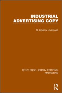 Industrial Advertising Copy (RLE Marketing) | Zookal Textbooks | Zookal Textbooks