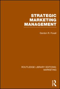 Strategic Marketing Management (RLE Marketing) | Zookal Textbooks | Zookal Textbooks