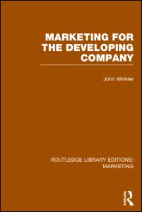 Marketing for the Developing Company (RLE Marketing) | Zookal Textbooks | Zookal Textbooks