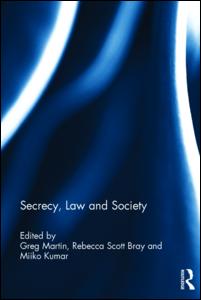 Secrecy, Law and Society | Zookal Textbooks | Zookal Textbooks