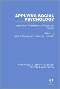 Applying Social Psychology | Zookal Textbooks | Zookal Textbooks