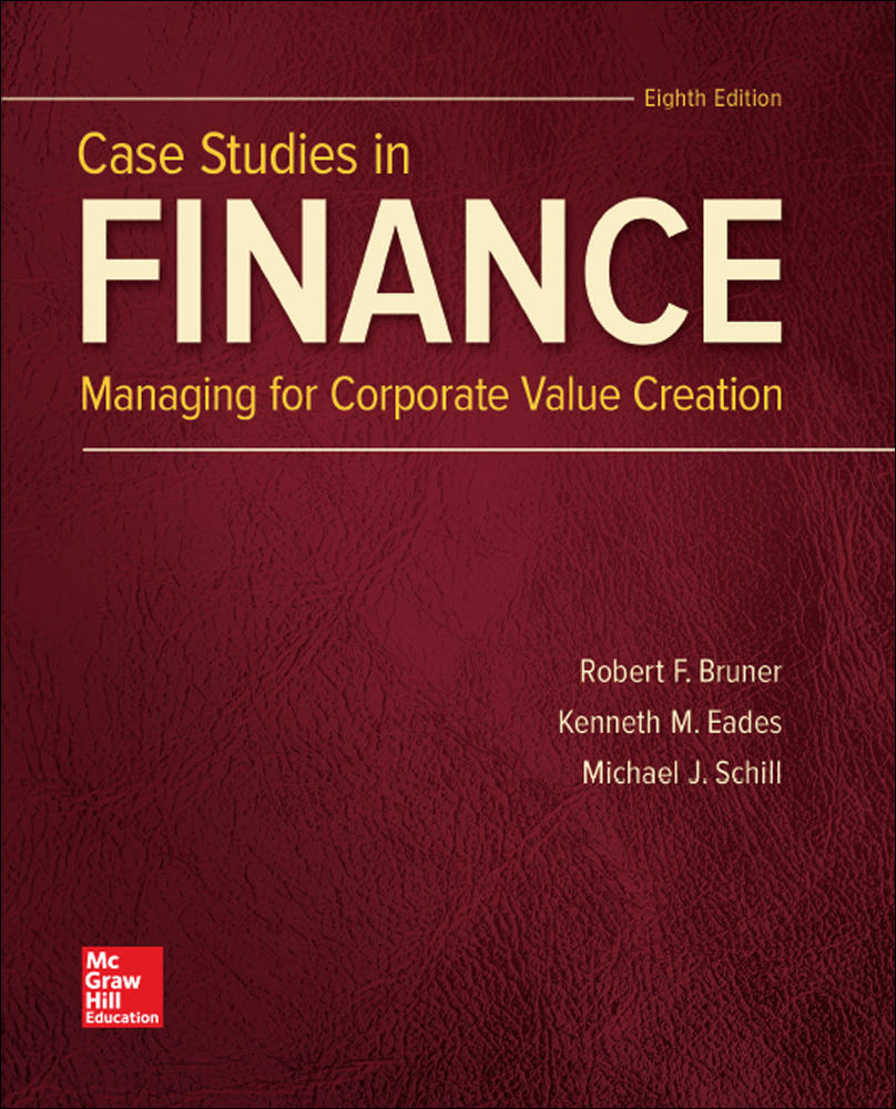 Case Studies in Finance | Zookal Textbooks | Zookal Textbooks