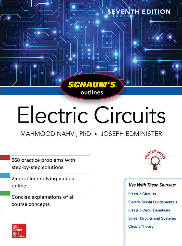 Schaum's Outline of Electric Circuits, Seventh Edition | Zookal Textbooks | Zookal Textbooks