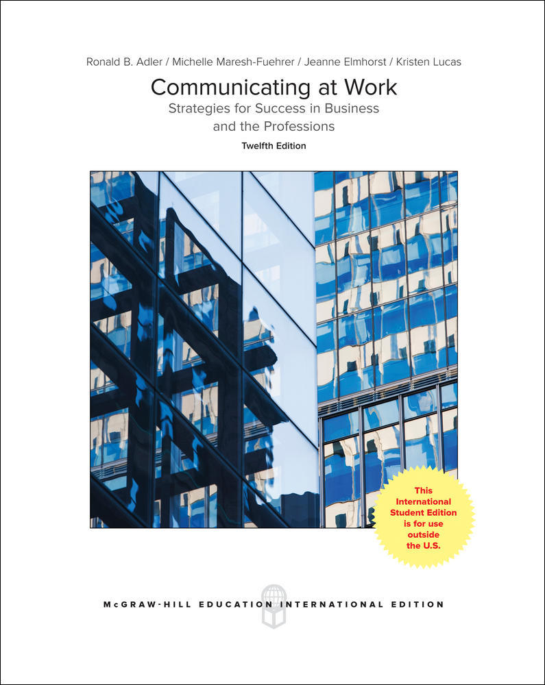 ISE Communicating at Work | Zookal Textbooks | Zookal Textbooks