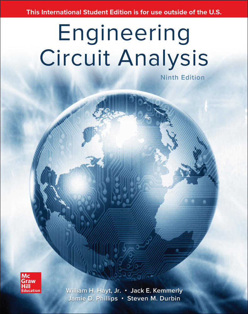 ISE Engineering Circuit Analysis | Zookal Textbooks | Zookal Textbooks