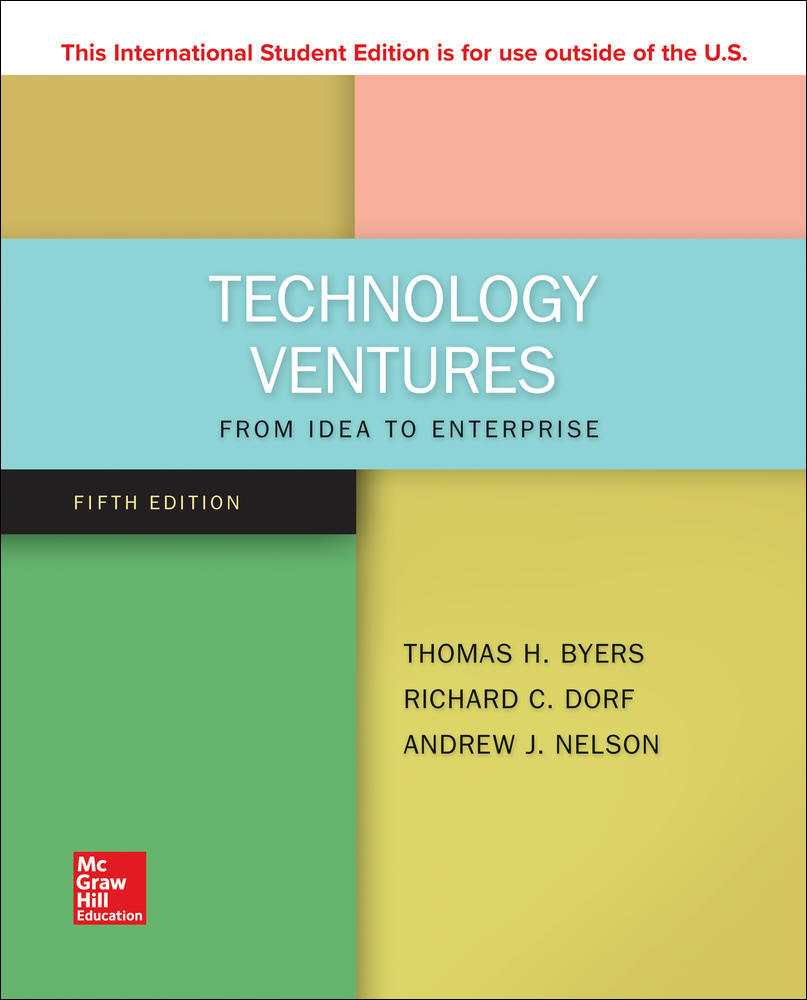 ISE Technology Ventures: From Idea to Enterprise | Zookal Textbooks | Zookal Textbooks