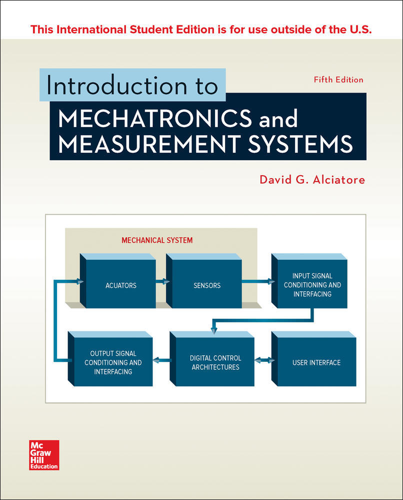 ISE Introduction to Mechatronics and Measurement Systems | Zookal Textbooks | Zookal Textbooks
