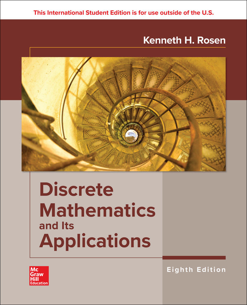 ISE Discrete Mathematics and Its Applications | Zookal Textbooks | Zookal Textbooks