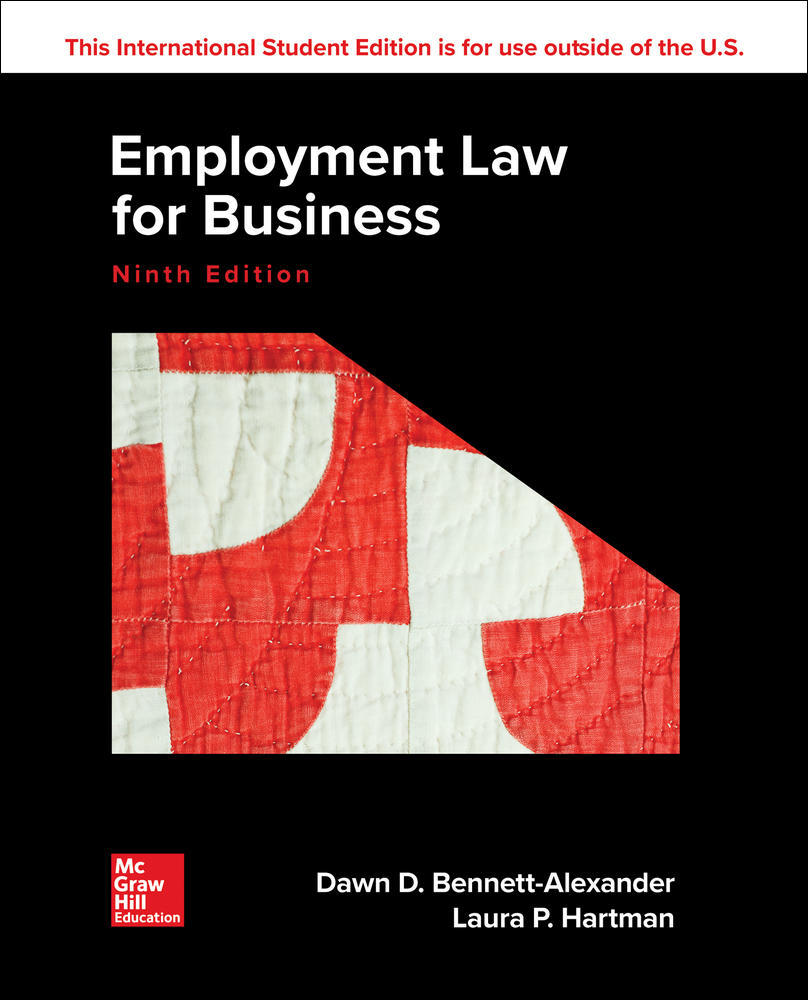 ISE Employment Law for Business | Zookal Textbooks | Zookal Textbooks
