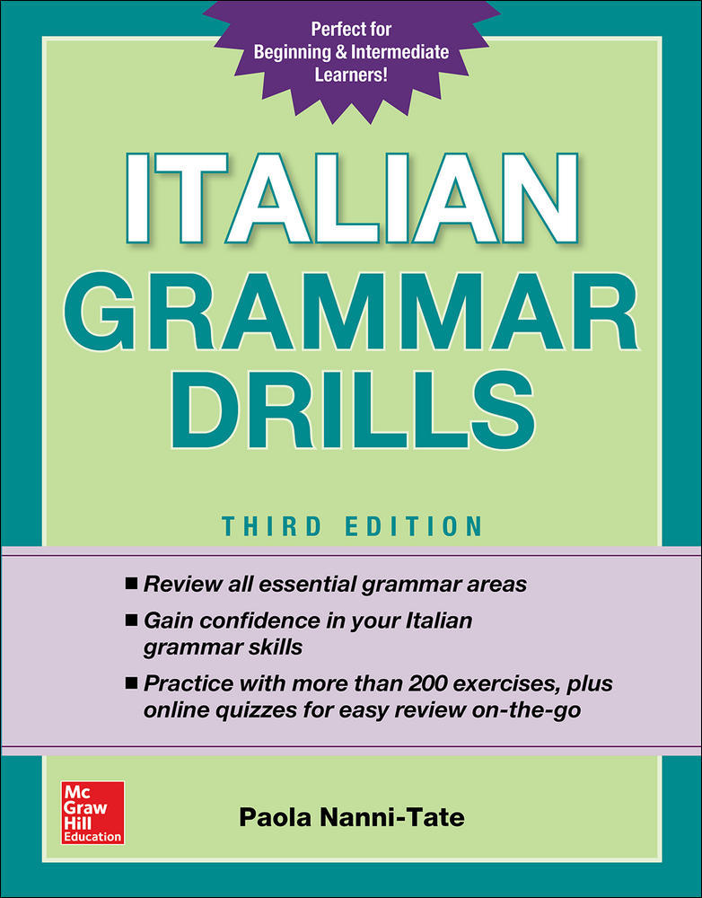 Italian Grammar Drills, Third Edition | Zookal Textbooks | Zookal Textbooks