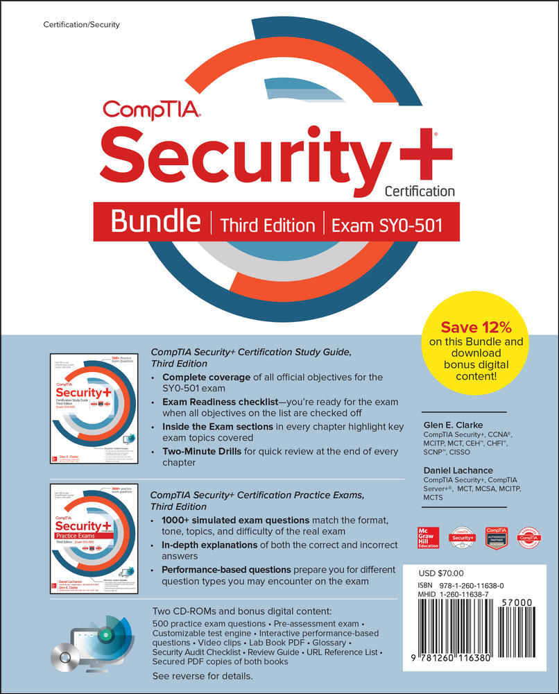 CompTIA Security+ Certification Bundle, Third Edition (Exam SY0-501) | Zookal Textbooks | Zookal Textbooks