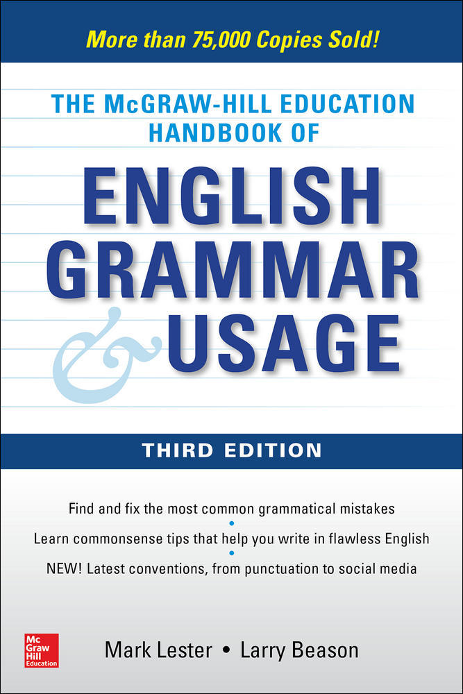McGraw-Hill Education Handbook of English Grammar & Usage | Zookal Textbooks | Zookal Textbooks