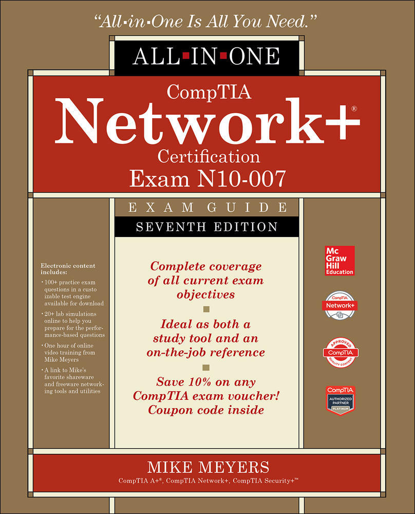 CompTIA Network+ Certification All-in-One Exam Guide, Seventh Edition (Exam N10-007) | Zookal Textbooks | Zookal Textbooks