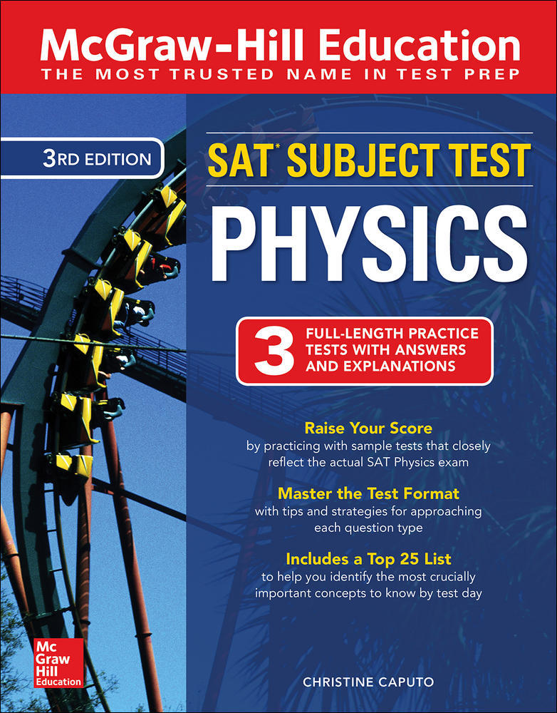 McGraw-Hill Education SAT Subject Test Physics Third Edition | Zookal Textbooks | Zookal Textbooks