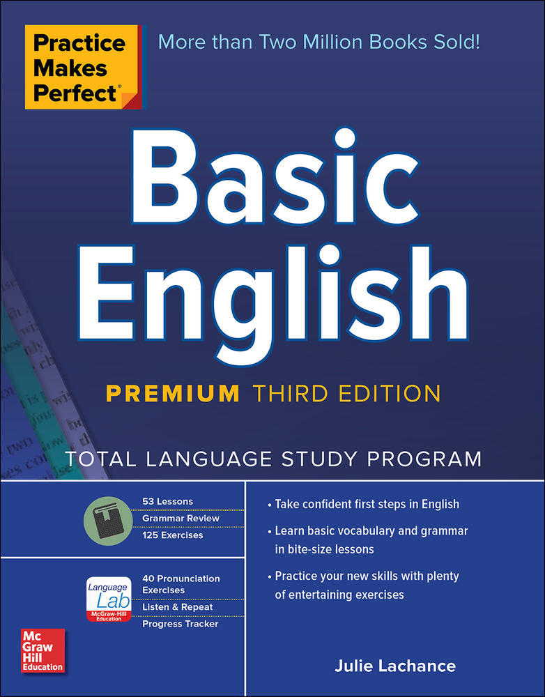 Practice Makes Perfect: Basic English, Premium Third Edition | Zookal Textbooks | Zookal Textbooks