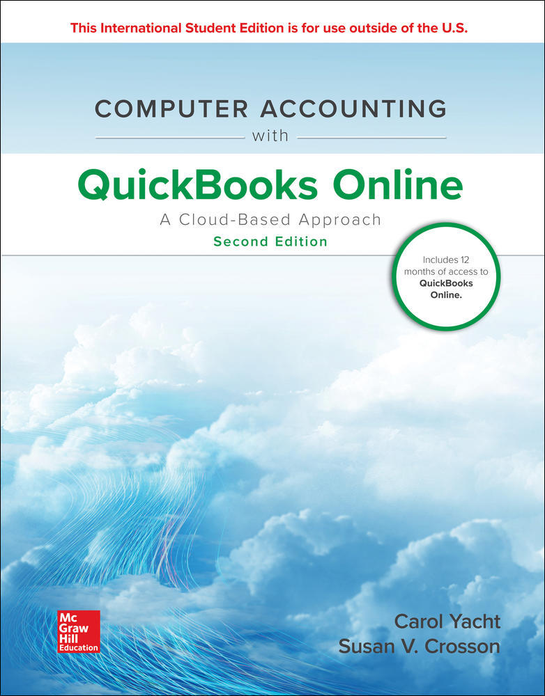 Computer Accounting with QuickBooks Online: A Cloud Based Approach | Zookal Textbooks | Zookal Textbooks