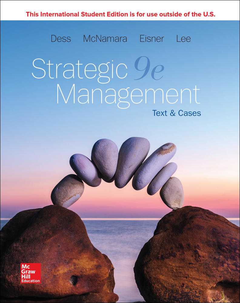 ISE Strategic Management: Text and Cases | Zookal Textbooks | Zookal Textbooks