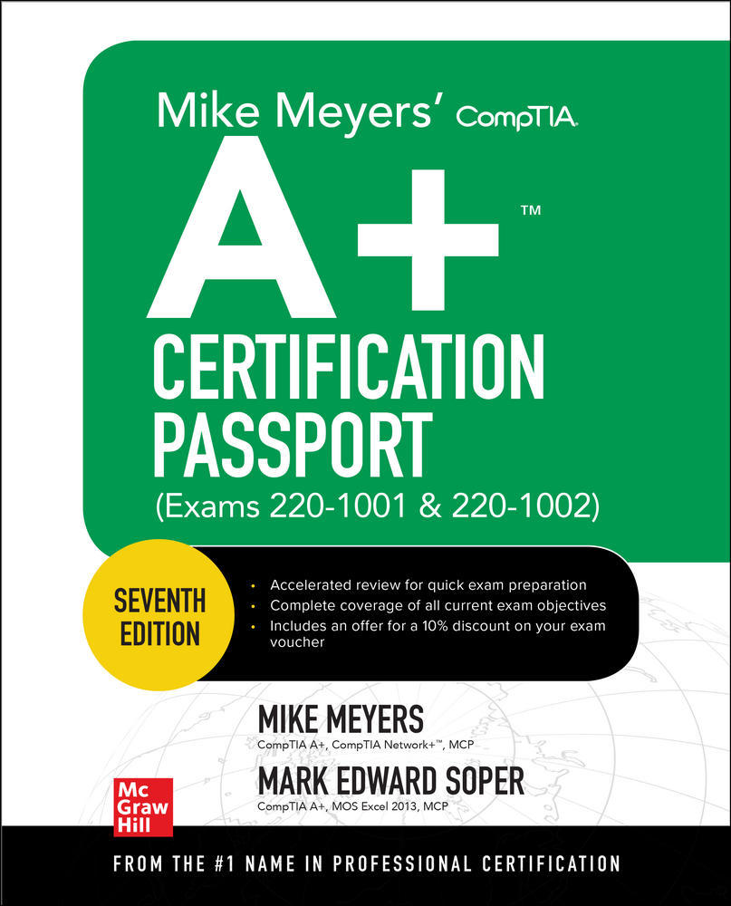 Mike Meyers' CompTIA A+ Certification Passport, Seventh Edition (Exams 220-1001 & 220-1002) | Zookal Textbooks | Zookal Textbooks