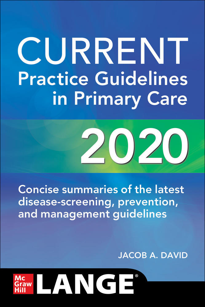 CURRENT Practice Guidelines in Primary Care 2020 | Zookal Textbooks | Zookal Textbooks