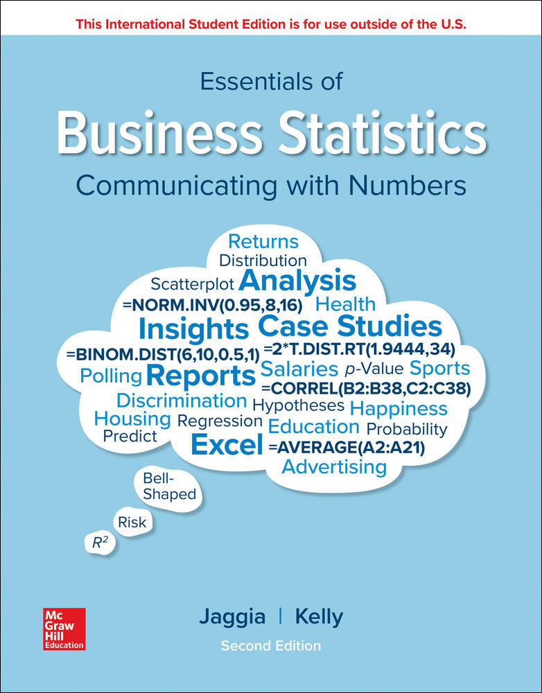 ISE Essentials of Business Statistics | Zookal Textbooks | Zookal Textbooks