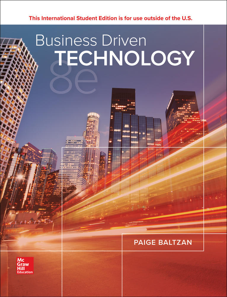 ISE Business Driven Technology | Zookal Textbooks | Zookal Textbooks