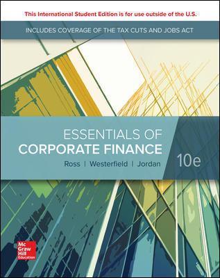 ISE Essentials of Corporate Finance | Zookal Textbooks | Zookal Textbooks