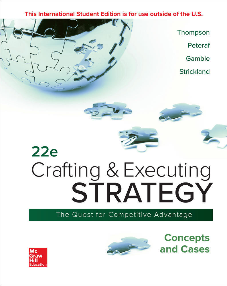 ISE Crafting & Executing Strategy: Concepts and Cases | Zookal Textbooks | Zookal Textbooks