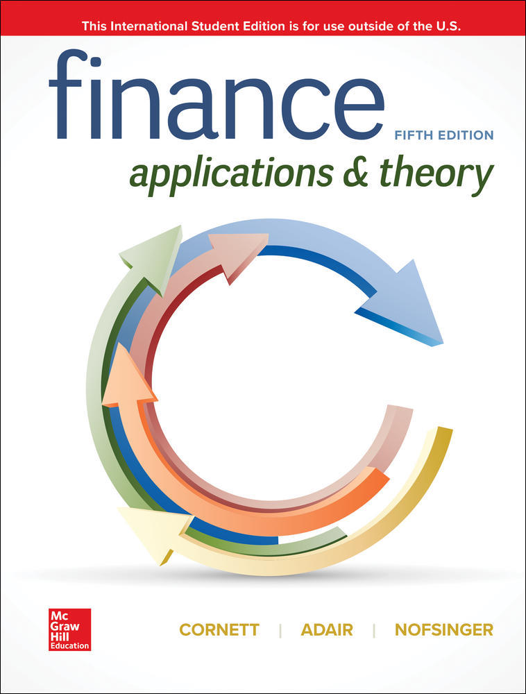 ISE Finance: Applications and Theory | Zookal Textbooks | Zookal Textbooks