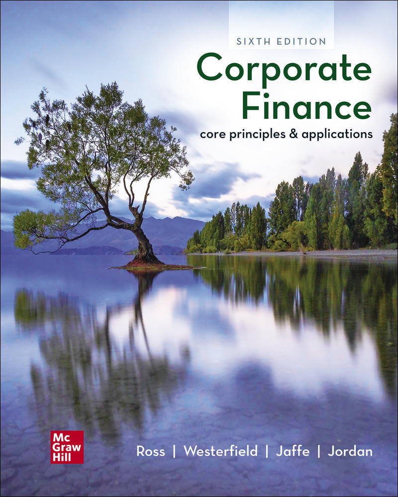 ISE Corporate Finance: Core Principles and Applications | Zookal Textbooks | Zookal Textbooks