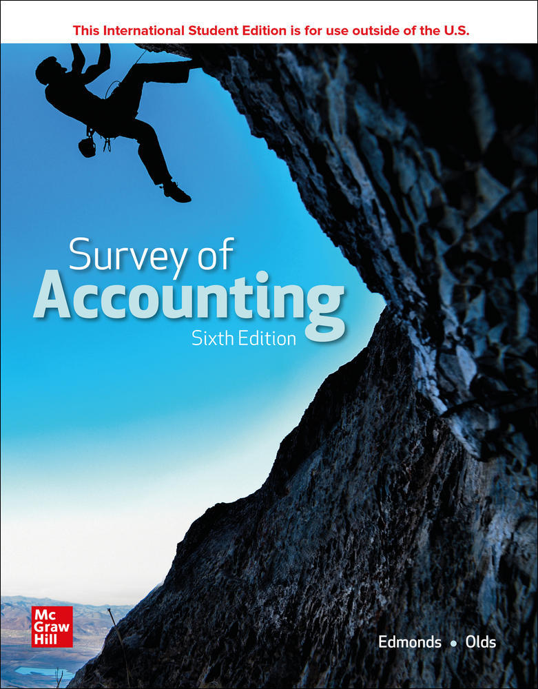 ISE Survey of Accounting | Zookal Textbooks | Zookal Textbooks