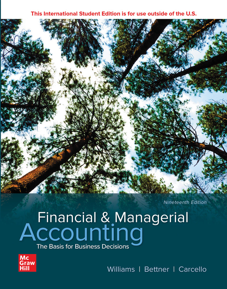 ISE Financial & Managerial Accounting | Zookal Textbooks | Zookal Textbooks