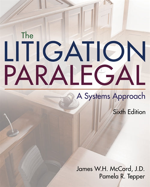  The Litigation Paralegal : A Systems Approach | Zookal Textbooks | Zookal Textbooks