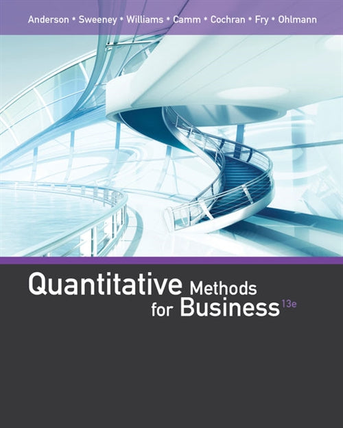  Quantitative Methods for Business | Zookal Textbooks | Zookal Textbooks